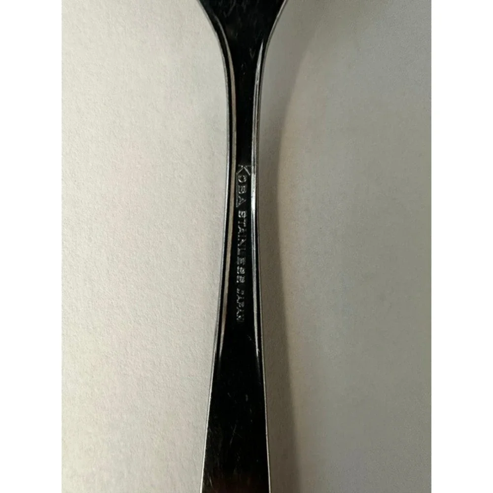 VTG Koba Stainless Steel Dinner Fork Single Rose Pattern KBA5 7 inch SET OF 6